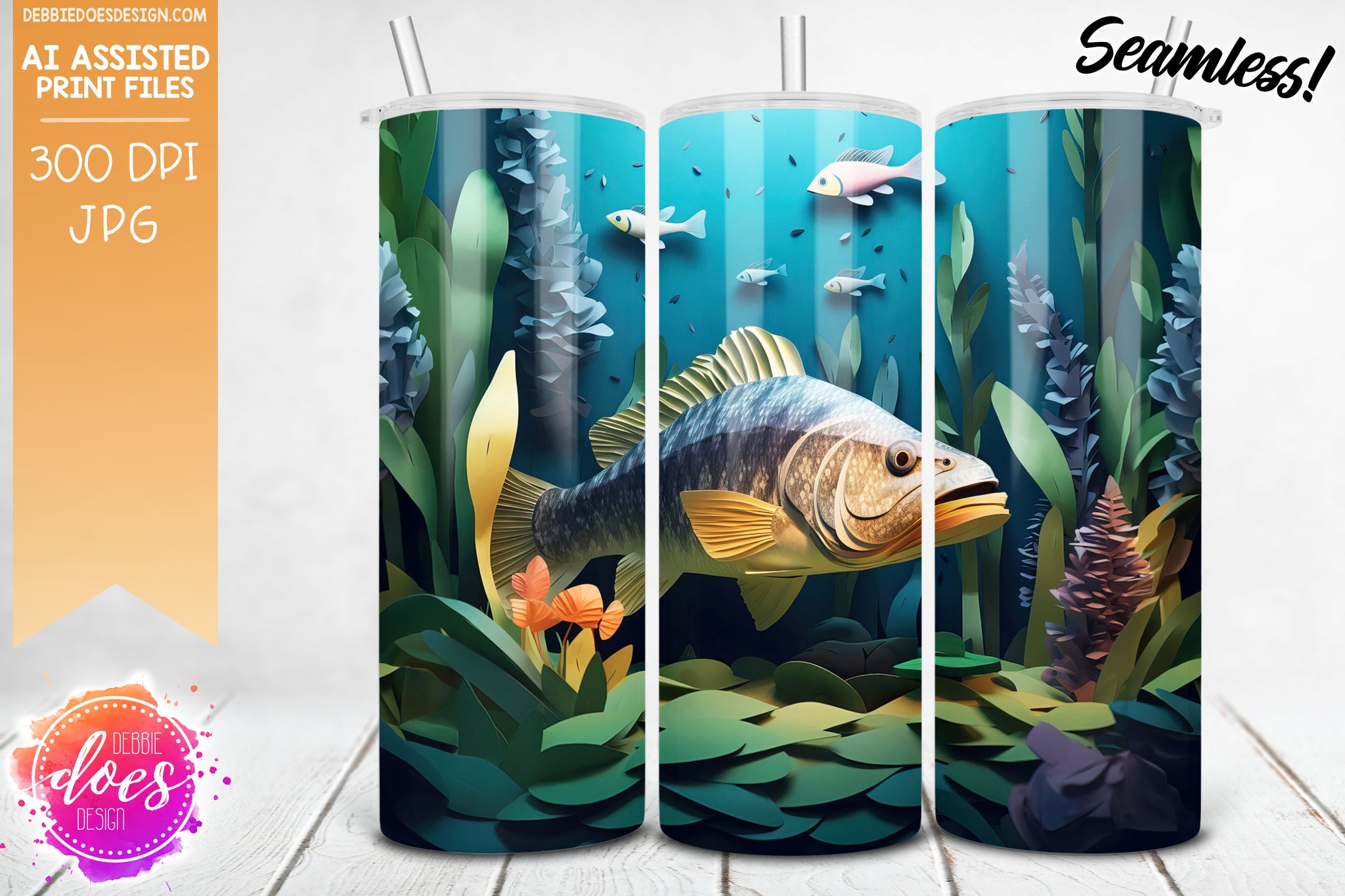 Fishing tumbler designs, fishing sublimation designs