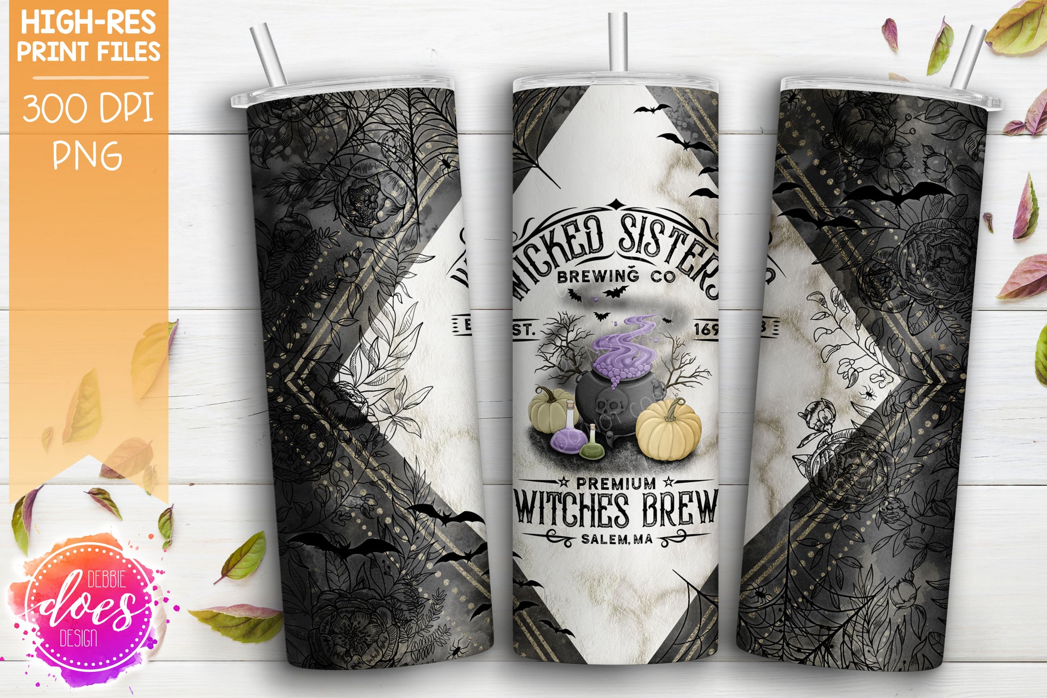 Wicked Sisters Brewing Company - Cauldron - Tumbler - Choose your Colo ...