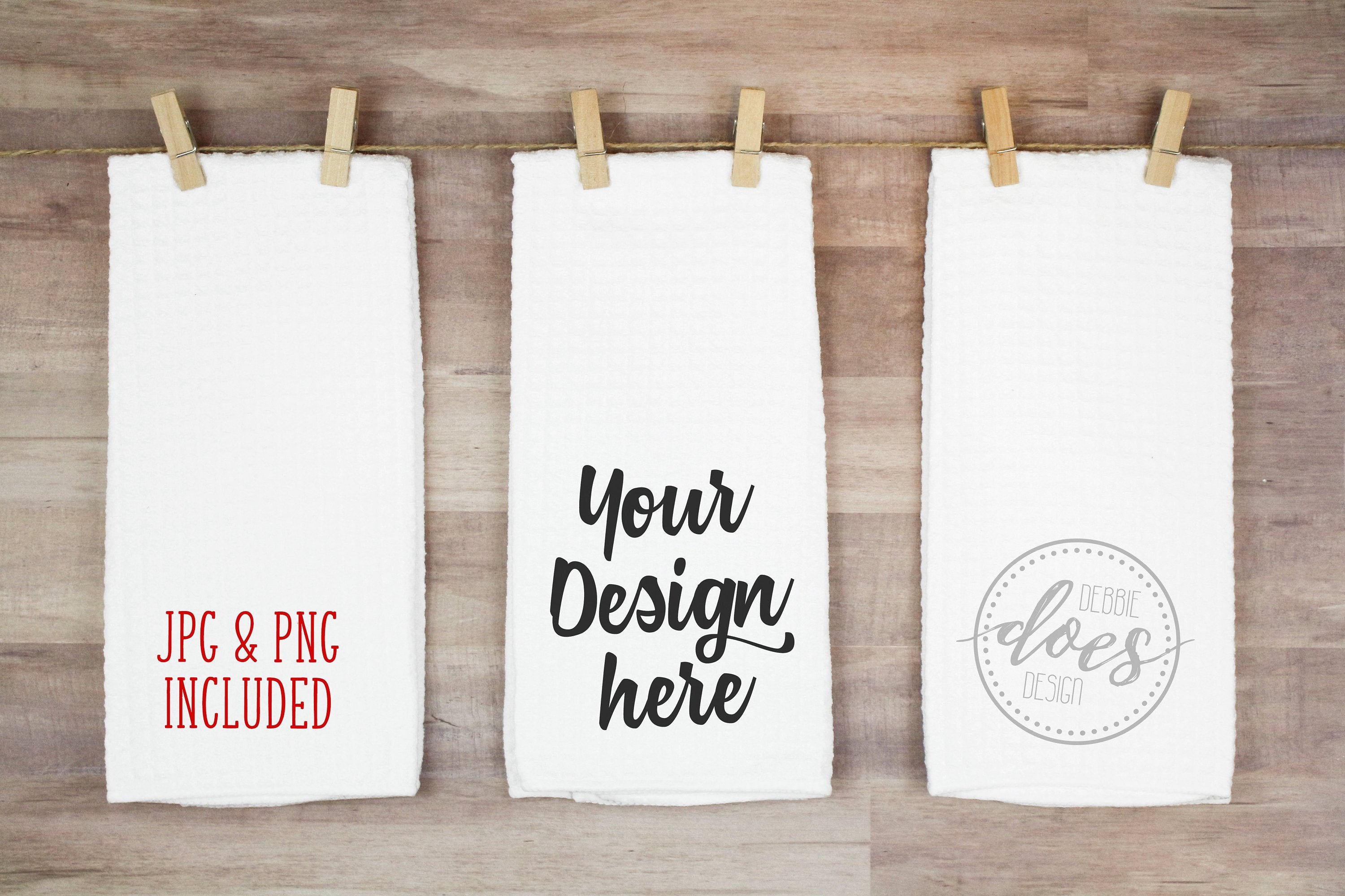 Kitchen Washcloth Mockup